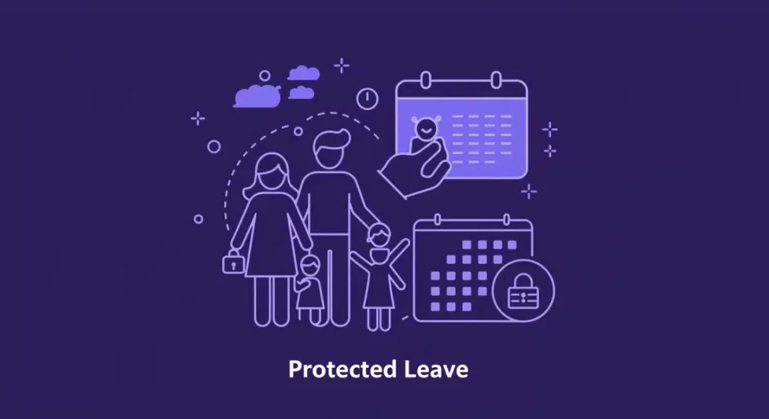 Family benefiting from protected leave under 2026 FMLA updates, showing security and support.