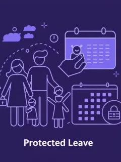 Family benefiting from protected leave under 2026 FMLA updates, showing security and support.
