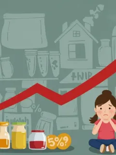Inflation report showing CPI increase affecting household finances
