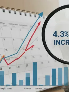 Social Security COLA 2027 increase announcement with financial charts