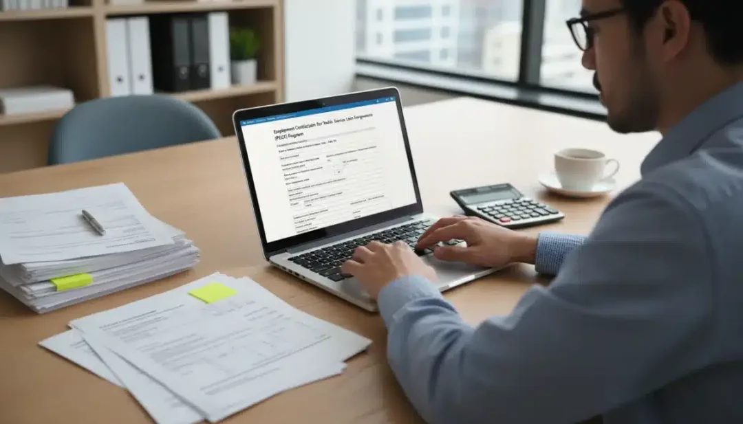 Person certifying employment for PSLF program