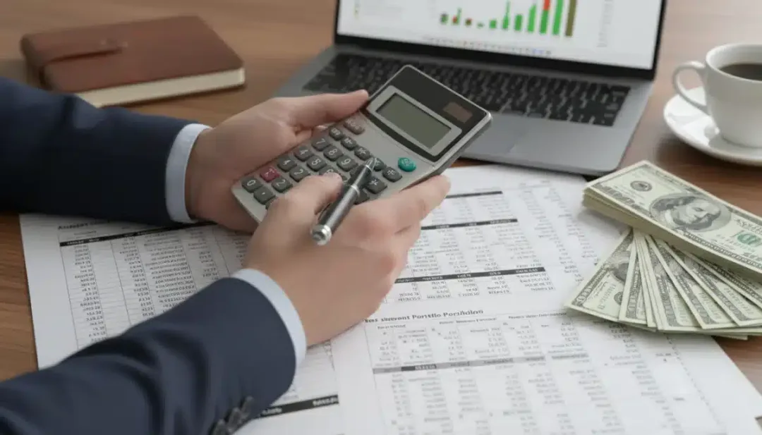 Person calculating potential savings from 2026 federal benefits