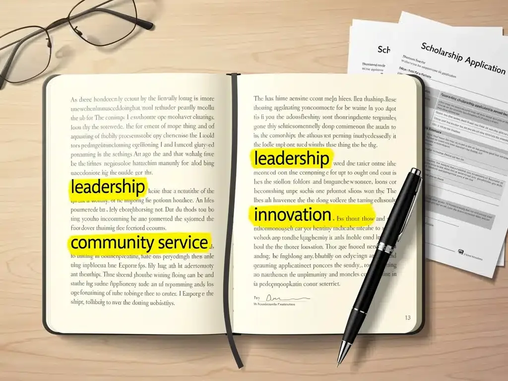 Crafting a compelling personal essay for merit-based scholarship applications.