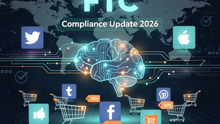 FTC AI endorsement rules 2026 impact on social commerce campaigns