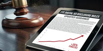 FTC digital ad disclosure rules 2026 impact on brands, penalty surge