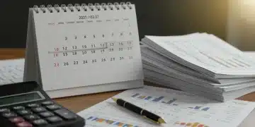 Calendar highlighting 2027 with student loan documents, symbolizing upcoming federal student loan changes and key dates.
